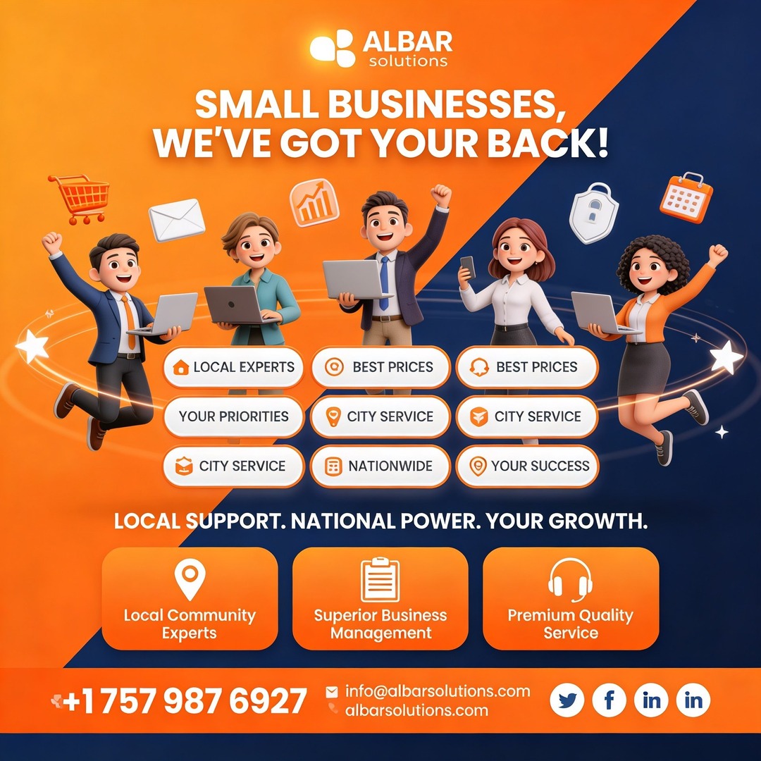 ALBAR Solutions Small Businesses We've Got Your Back